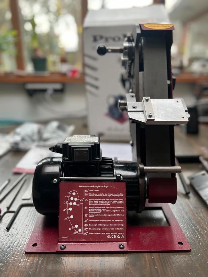 ProEdge slijpsysteem van Robert Shorby, Doe-het-zelf en Verbouw, Gereedschap | Slijpmachines, Zo goed als nieuw, Werkbankslijpmachine