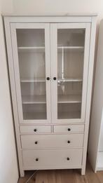 IKEA Hemnes Boekenkast met Glazen Deuren - Gebruikt, Ophalen, Gebruikt, Glas, Scandinavisch