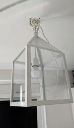 Lamp lantaarn hanglamp Jan des Bouvrie 2x, Huis en Inrichting, Lampen | Hanglampen, Ophalen, Zo goed als nieuw, Glas, Minder dan 50 cm