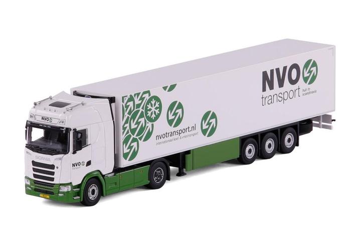 Scania S Highline met Koeloplegger - NVO Transport BV, Hobby en Vrije tijd, Modelauto's | 1:50, Nieuw, Bus of Vrachtwagen, Overige merken