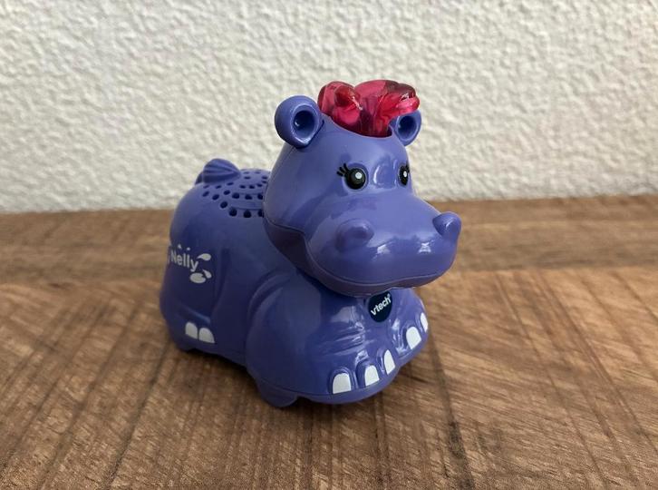 Vtech Zoef Zoef dieren Nelly Nijlpaard in PRIMA staat., Kinderen en Baby's, Speelgoed | Vtech, Gebruikt, 6 maanden tot 2 jaar