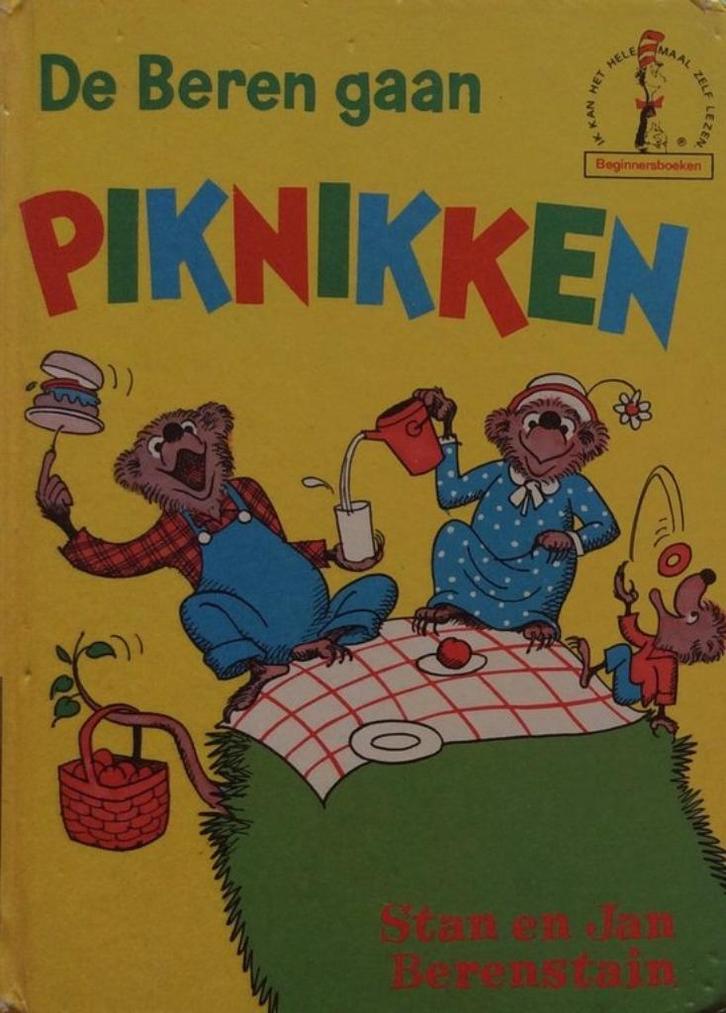Stan en Jan Berenstain- De Beren gaan Piknikken- 1966- HC, Antiek en Kunst, Antiek | Boeken en Bijbels, Verzenden