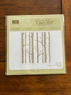 Stampin Up - woodland textured embossing folder, Ophalen of Verzenden, Zo goed als nieuw