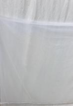 leuke witte vitrage, gaasstof. 2 stuks. 114 lang 6 en 3.8 m., Huis en Inrichting, Stoffering | Gordijnen en Lamellen, ., Ophalen of Verzenden