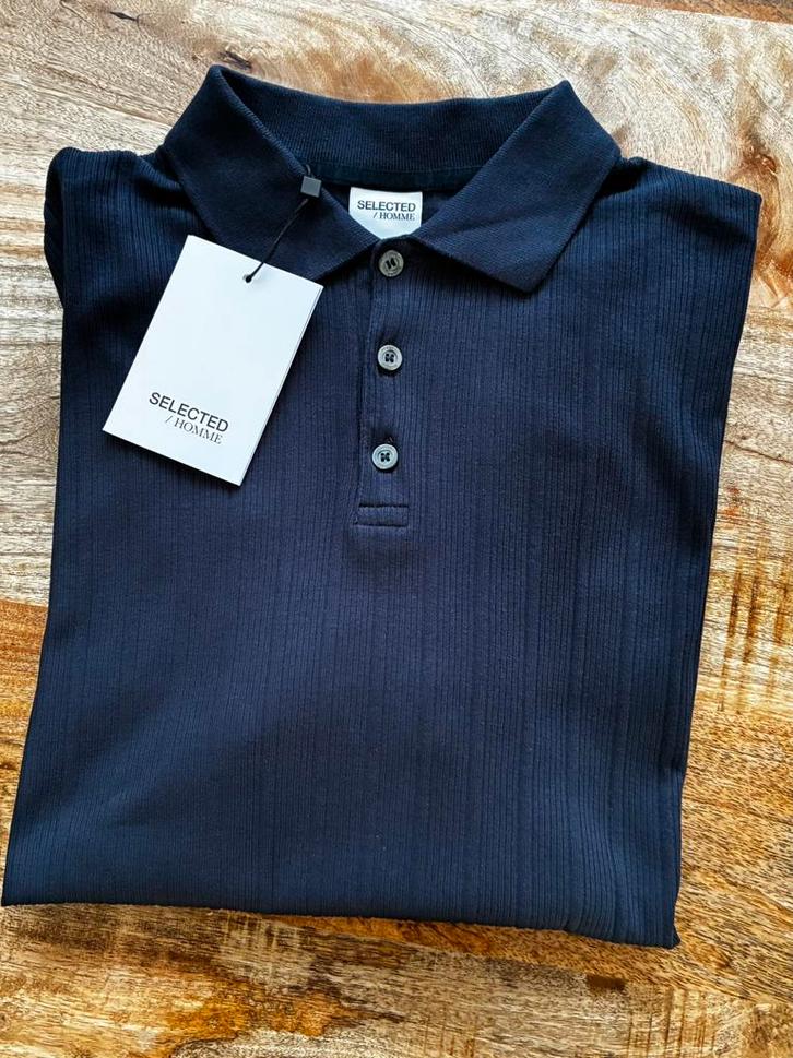 Polo Selected Homme nieuw, Kleding | Heren, Polo's, Nieuw, Maat 46 (S) of kleiner, Blauw, Ophalen