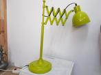 mooie gave vintage gif groene tafellamp verstelbaar, Huis en Inrichting, Lampen | Tafellampen, Ophalen of Verzenden, Zo goed als nieuw