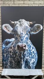 Schilderij koe delfts blauw, Ophalen