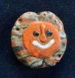 Antiek amulet kraal gezichtskraal bodemvondst B, Ophalen of Verzenden