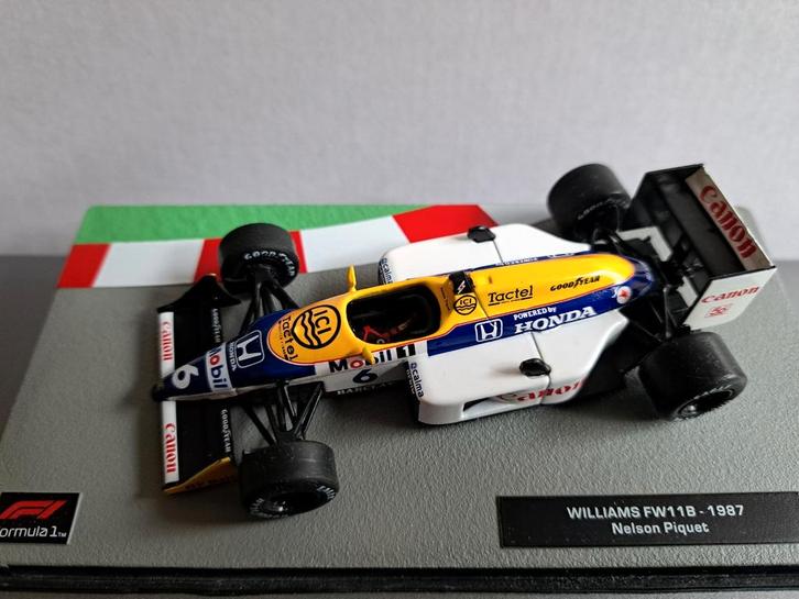 Williams FW11B, Nelson Piquet, 1987, 1:43, nieuw, Hobby en Vrije tijd, Modelauto's | 1:43, Zo goed als nieuw, Auto, Overige merken