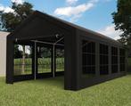 Partytent huren | zwart 4x8m | Inclusief opbouw & afbouw, Ophalen of Verzenden, Zo goed als nieuw, Feestartikel, Verjaardag