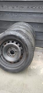 Set stalen velgen met winterbanden 175 65 r14 voor oa Twingo, Ophalen, Gebruikt