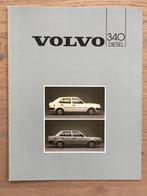 Autofolder/Brochure Volvo 340 Diesel 1985, Ophalen of Verzenden