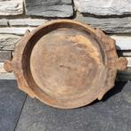 Landelijke houten schaal, Ophalen, Gebruikt, Schaal, Rond