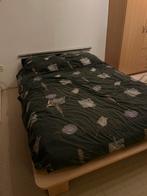 Tweepersoonsbed, Ophalen, Gebruikt, Bruin, Tweepersoons