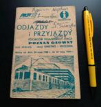 Spoorboekje uit Polen, Boek of Tijdschrift, Gebruikt, Ophalen of Verzenden, Trein