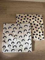 2x kussenhoes maat 50cm x 50cm IKEA, Ophalen of Verzenden, Zo goed als nieuw, Wit, Vierkant