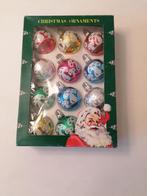 doos met 12 kitsch kerstballen, Diversen, Kerst, Ophalen of Verzenden, Nieuw