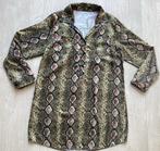 Slangenprint Blouse groen Maat XL, Ophalen of Verzenden, Zo goed als nieuw, Maat 46/48 (XL) of groter, Groen