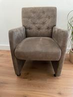 6x Mooie grijze beige eetkamerstoel, Huis en Inrichting, Fauteuils, Minder dan 50 cm, Gebruikt, Minder dan 75 cm, Ophalen of Verzenden