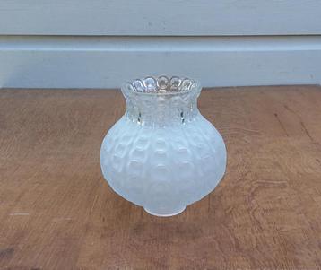 Lampenkap van dik glas vintage beschikbaar voor biedingen