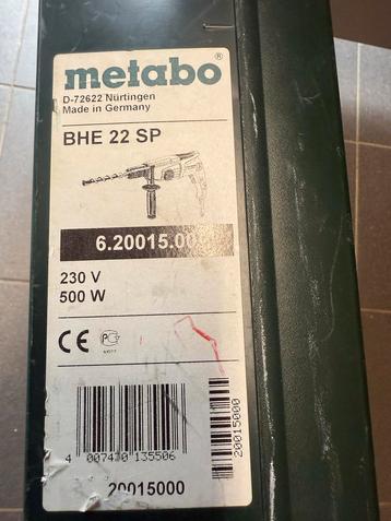 Metabo BHE 22 SP Boormachine met Koffer beschikbaar voor biedingen