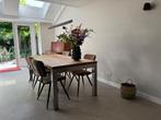 Eiken tafel, eettafel, 200 x 100, Huis en Inrichting, Tafels | Eettafels, Ophalen, Gebruikt, 200 cm of meer, 50 tot 100 cm
