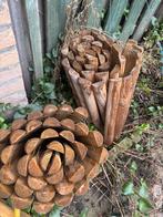 Houten hekje / tuinafscheiding 3 rollen, Tuin en Terras, Ophalen of Verzenden, Gebruikt, Hout, Tuinhek