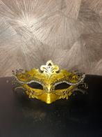 Gemaskerdbal masker, Ophalen of Verzenden, Zo goed als nieuw, Goud