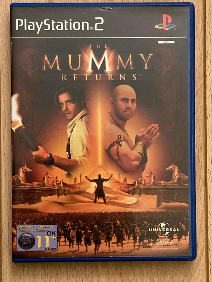 The Mummy Returns - PS2, Spelcomputers en Games, Games | Sony PlayStation 2, Zo goed als nieuw, Avontuur en Actie, 1 speler, Vanaf 12 jaar