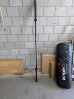 Olympische halterstang met bumperplates 160kg, Ophalen, Nieuw