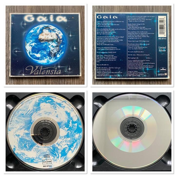 Valensia: Gaia, Cd's en Dvd's, Cd Singles, Ophalen of Verzenden