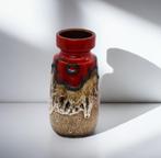 Vintage West Germany Vaas 242-22 – Fat Lava Keramiek, Ophalen of Verzenden