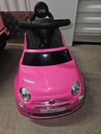 Roze Fiat 500 Loopauto - Kinder Autospeelgoed, Kinderen en Baby's, Speelgoed | Buiten | Voertuigen en Loopfietsen, Ophalen of Verzenden