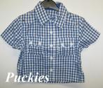 *SALE* Blauw/wit geruit Name It bloesje maat 68 *NieuW* a, Kinderen en Baby's, Babykleding | Maat 68, Meisje, Nieuw, Ophalen of Verzenden