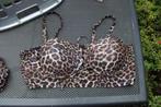 Bikini leopard mt 2Xl F cup, Kleding | Dames, Bikini, Ophalen of Verzenden, Bruin, Zo goed als nieuw