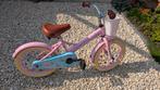 16" kinderfiets met zijwieltjes en poppenzitje, Ophalen, Gebruikt