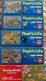 Puzzels. Thats life, Jumbo en Wacky World, Ophalen of Verzenden, 500 t/m 1500 stukjes, Zo goed als nieuw