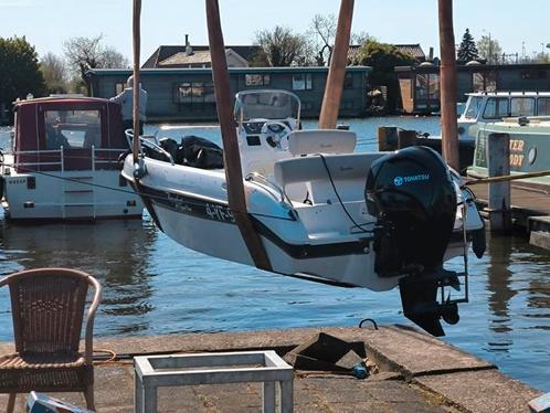 Aquabat Sportline 19 100pk beperkte inruil mogelijk!!!, Watersport en Boten, Motorboten en Motorjachten, Zo goed als nieuw, Polyester