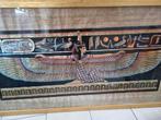 Egyptisch schilderij, Huis en Inrichting, Woonaccessoires | Schilderijen, Tekeningen en Foto's, Print, Gebruikt, 125 cm of meer