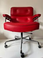 Vitra Eames Time Life Lobby Chair ES104 rood leer ALS NIEUW, Nieuw, Ophalen, Rood