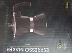 Espressomaker Tivoli zwart 6 cups Leopold Vienna Nieuw!!!, Huis en Inrichting, Ophalen of Verzenden