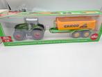 Siku Fendt trekker met aanhanger als lading, Hobby en Vrije tijd, Modelauto's | 1:50, Ophalen of Verzenden, Nieuw, Hijskraan, Tractor of Landbouw