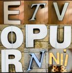 Reclameletters, Doosletters, Verlichte letters Vintage Retro, Ophalen, Gebruikt