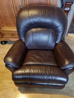 Lederen Fauteuil - Zo goed als nieuw!, Ophalen, Zo goed als nieuw, Leer, 75 tot 100 cm