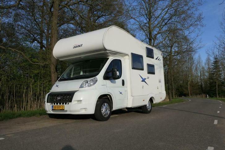 Camper 2009 Compact met 4 sl.p. 64K km! Stalling mogelijk., Caravans en Kamperen, Campers, Particulier, tot en met 4, Alkoof, Fiat