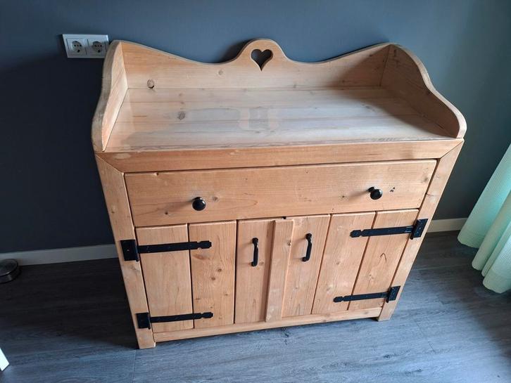 Steigerhouten commode ( alleen ophalen), Kinderen en Baby's, Kinderkamer | Commodes en Kasten, Zo goed als nieuw, 90 tot 105 cm