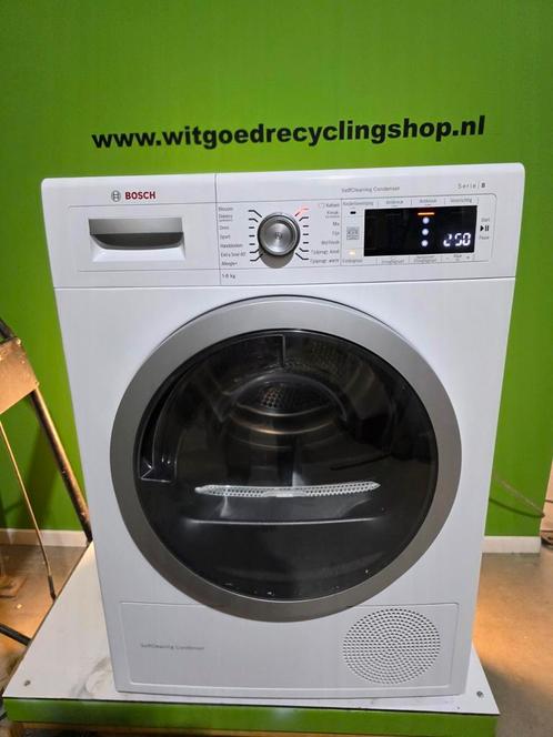 Bosch Serie 8 Warmtepompdroger 8KG, Witgoed en Apparatuur, Wasdrogers, Refurbished, Overige typen, Voorlader, 8 tot 10 kg, 85 tot 90 cm