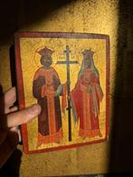 Icoon op hout, Ophalen of Verzenden