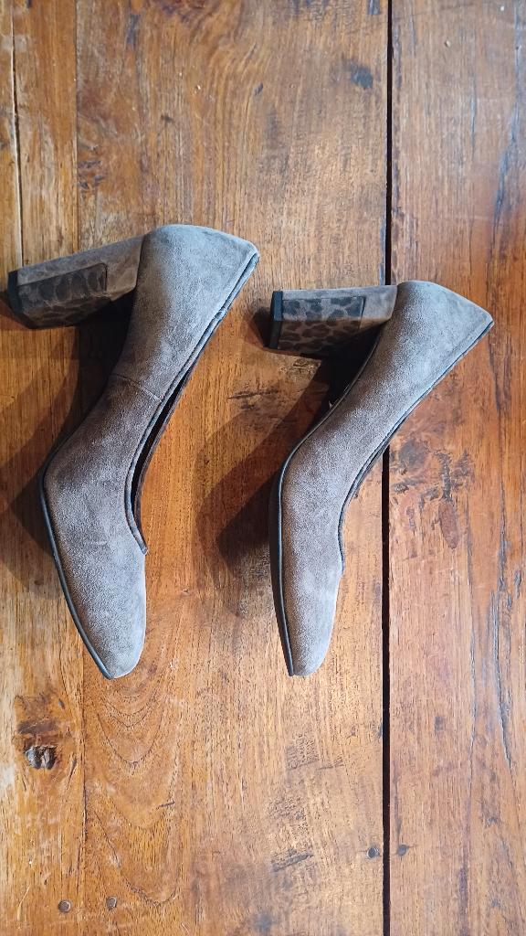 Hoge hak,  Perlato, zachtbruin, damesschoenen, Kleding | Dames, Schoenen, Zo goed als nieuw, Schoenen met hoge hakken, Bruin, Ophalen of Verzenden