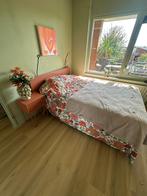 Nieuw bed 140x200, inclusief nachtkastje, Huis en Inrichting, Slaapkamer | Bedden, Ophalen, Bruin, Tweepersoons, 140 cm